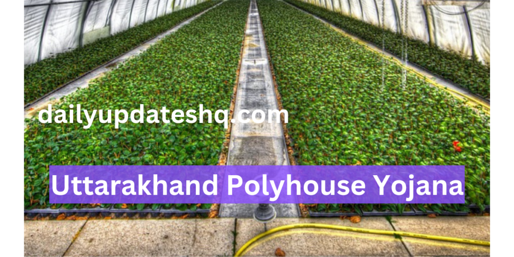 Uttarakhand Polyhouse Yojana