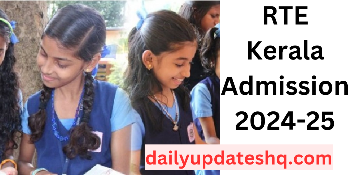 RTE Kerala Admission 2024-25