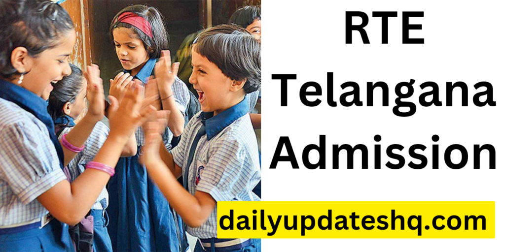 RTE Telangana Admission